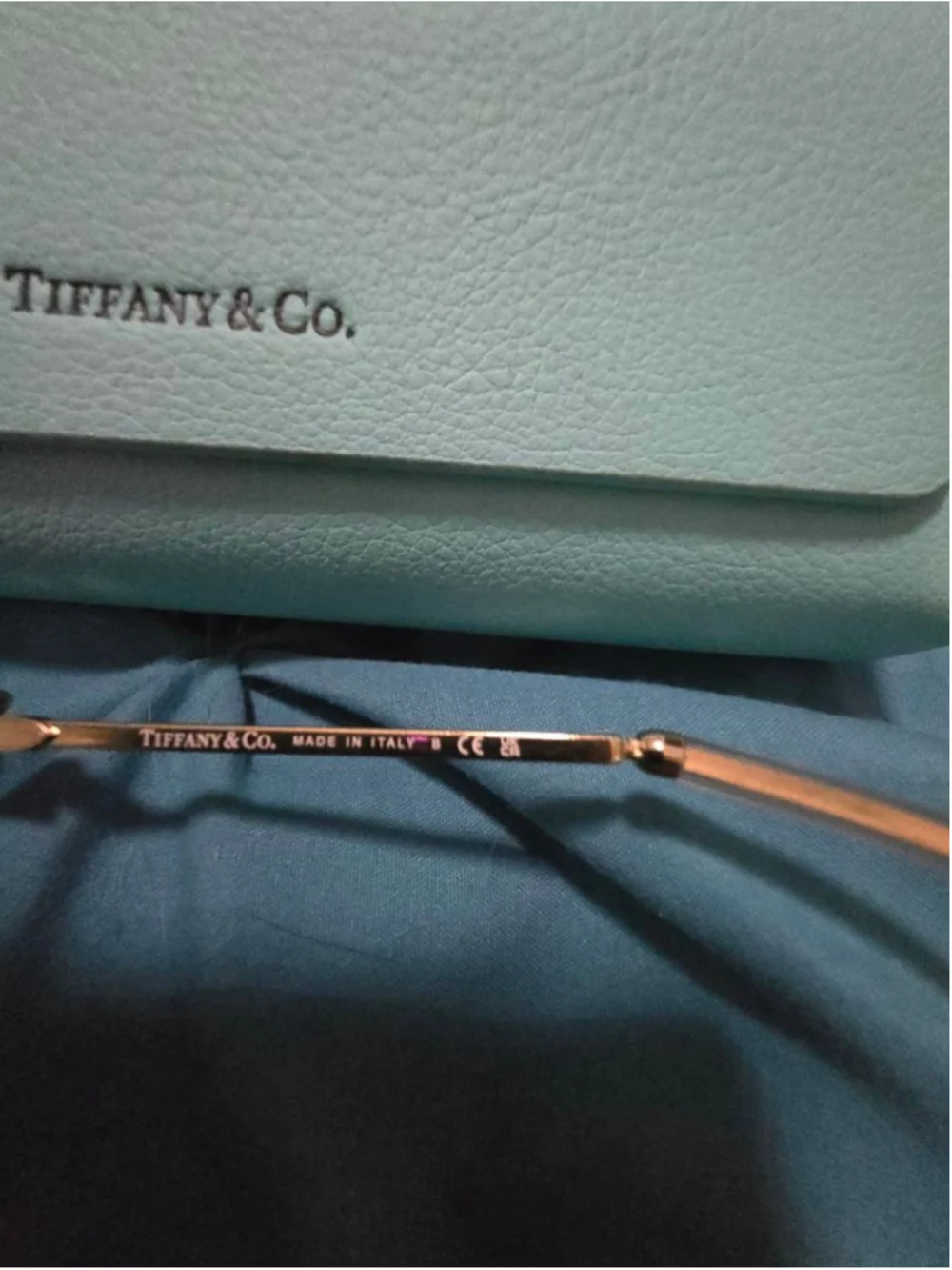 Tiffany & Co. 4189-B Milky Pink glasses with sunglass lenses